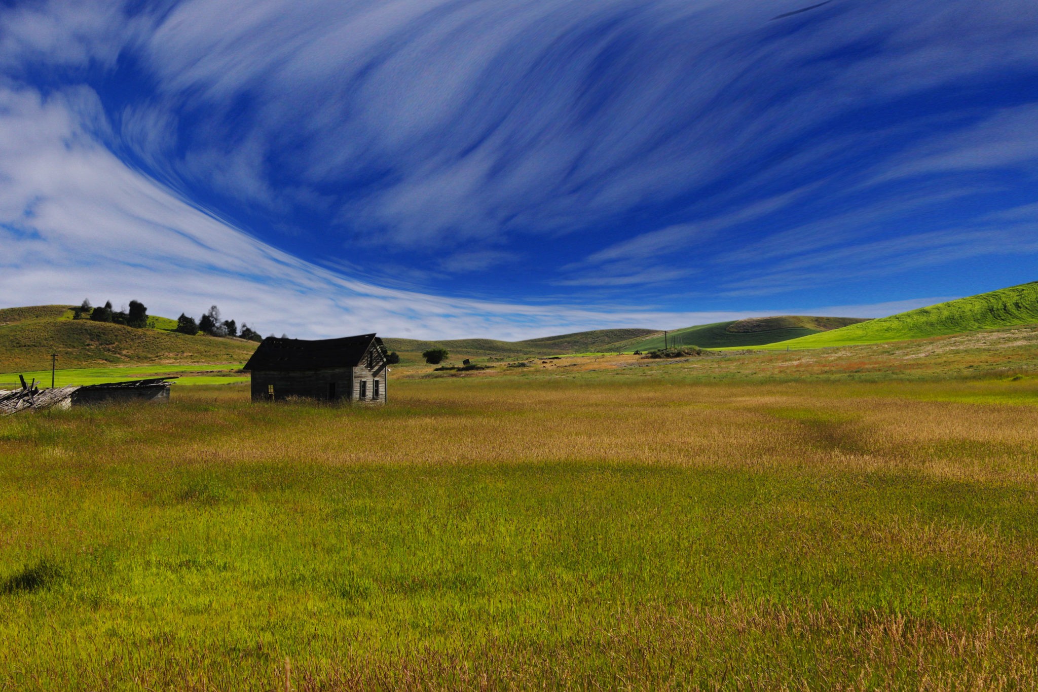 Industry and ranching near Moorcroft
