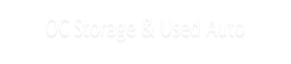 OC's Storage & Used Auto logo