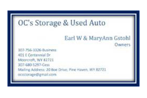 OC's Storage & Used Auto logo